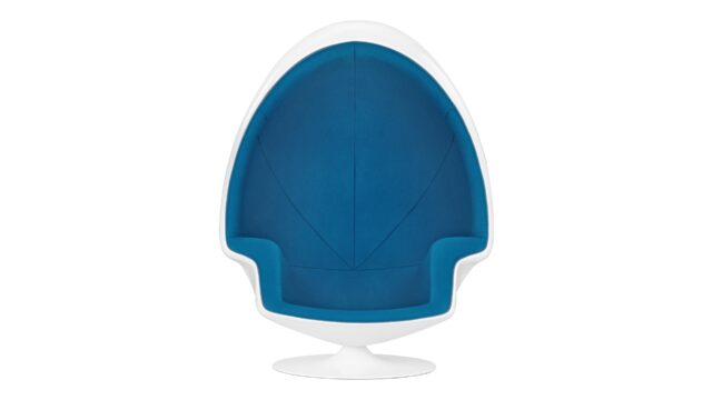 The Alpha – インディゴブルーウール, アルファ エッグ チェア