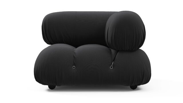 The Bellini Outdoor – ブラック・パフォーマンス・ウィーブ（屋外用）, 右コーナー