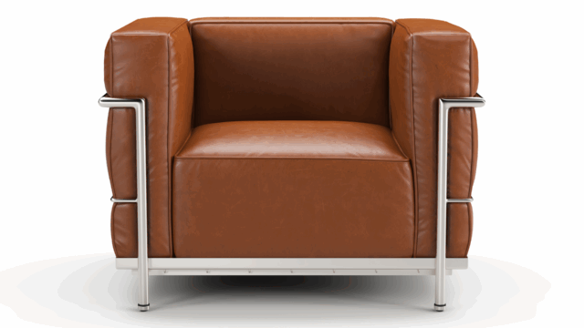 The Corbusier – タンプレミアムレザー, ラウンジチェア