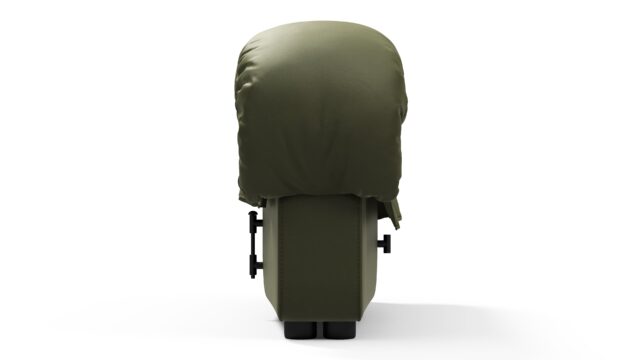 The DS 600 – 深いオリーブ色のビーガンレザー, インターミディエイト・スツール・モジュール