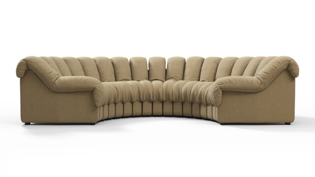 The DS 600 – ベージュの人工皮革, セクショナル