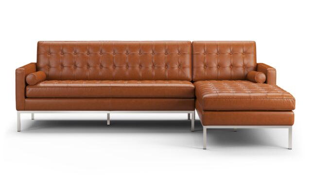 The Florence – タンプレミアムレザー, 3人掛けソファ