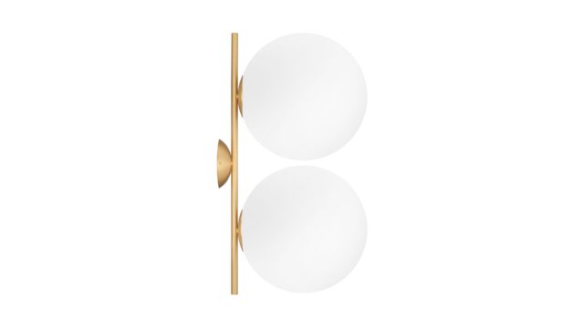 The IC – 真鍮, ダブルウォールアンドシーリングライト