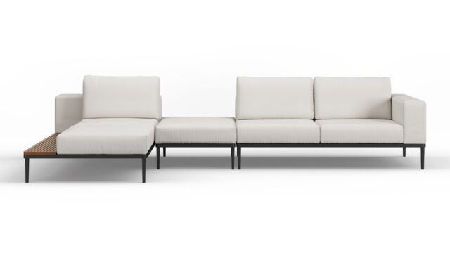 The Marcus – シェル　パフォーマンス　ウィーブ, セクショナル（左側のシェーズ）