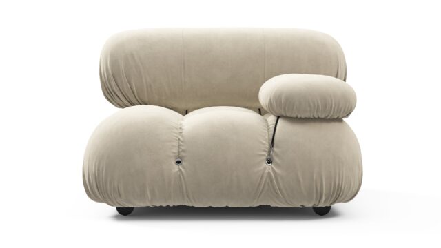 The Bellini – エッグシェルビーガンスエード, 右肘