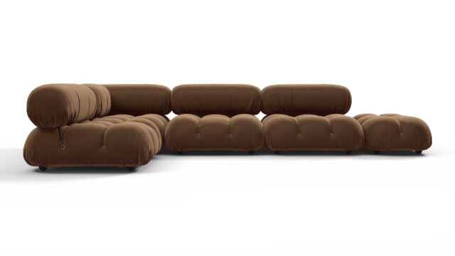 The Bellini – モカベルベット, セクショナル（左コーナー）