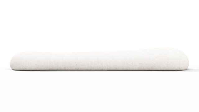 The On the Rocks – ホワイトのテクスチャーチェニール, 大きな背もたれ