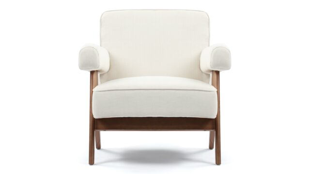 The Jeanneret Lounge Chair – クリーム リネン