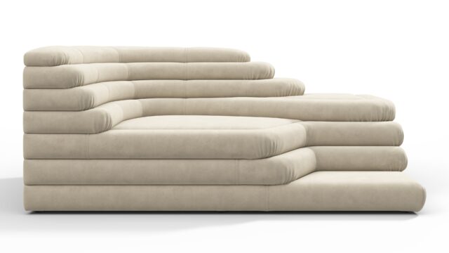 The Terrazza – エッグシェルビーガンスエード, 左腕