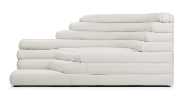 The Terrazza – クリームベジタリアンレザー, 右肘