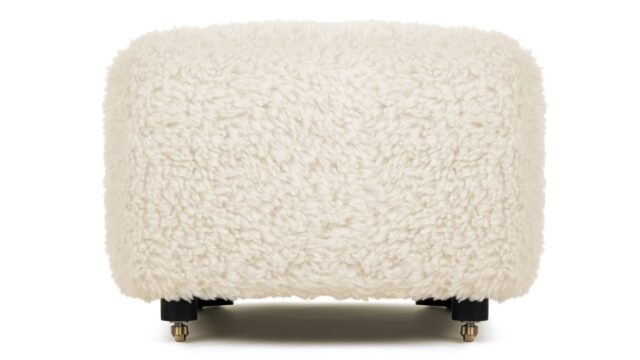 The Tired Man – ホワイト ロングヘア シャーパ, オットマン