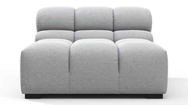 The Tufty – ライトグレーのウール, 腕なし