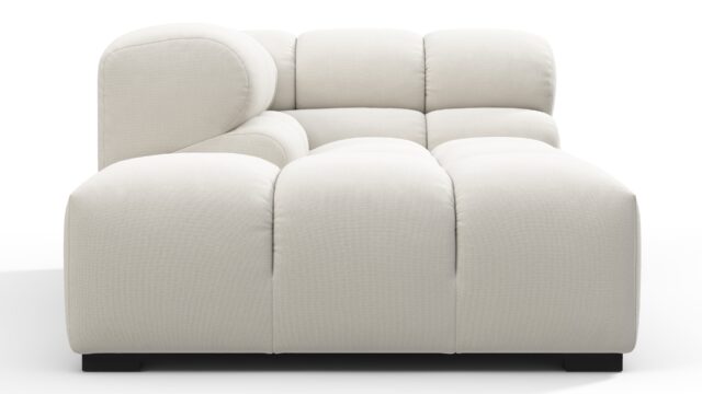 The Tufty – オートミール ブラッシュド ウィーブ, コーナーハーフ（左）