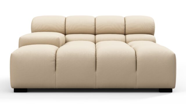 The Tufty Outdoor – ラテ パフォーマンスウィーブ（アウトドア用）, 深い大きな肘掛け（左側）