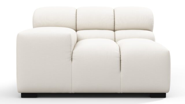 The Tufty Outdoor – ソフトホワイトパフォーマンスウィーブ（屋外用）, アームレスト（左）