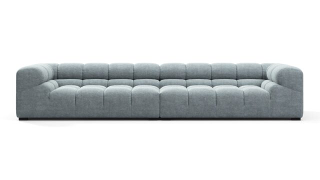 The Tufty – セルリアンシェニール, 特大ソファー – セクショナル
