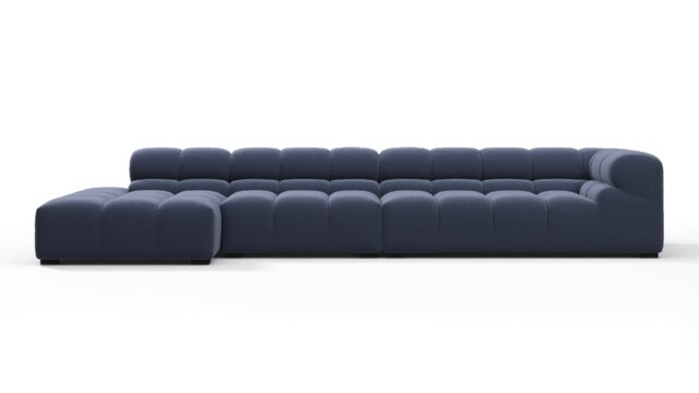 The Tufty – ロイヤルブルーウール, large-sectional-left-chaise-sectional