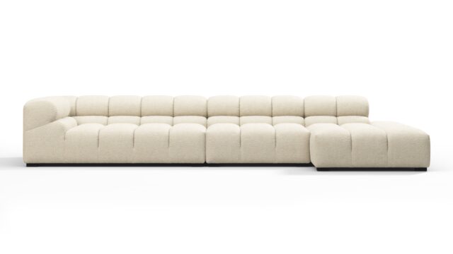 The Tufty – 卵殻ブークレ, large-sectional-right-chaise-sectional