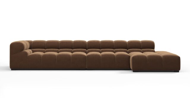 The Tufty – モカベルベット, large-sectional-right-chaise-sectional