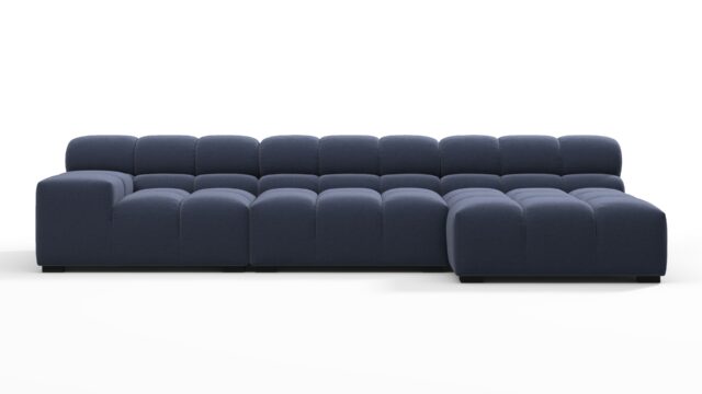 The Tufty – ロイヤルブルーウール, sectional-right-chaise-sectional