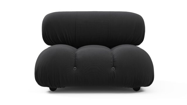 The Bellini Outdoor – ブラック・パフォーマンス・ウィーブ（屋外用）, 腕なし