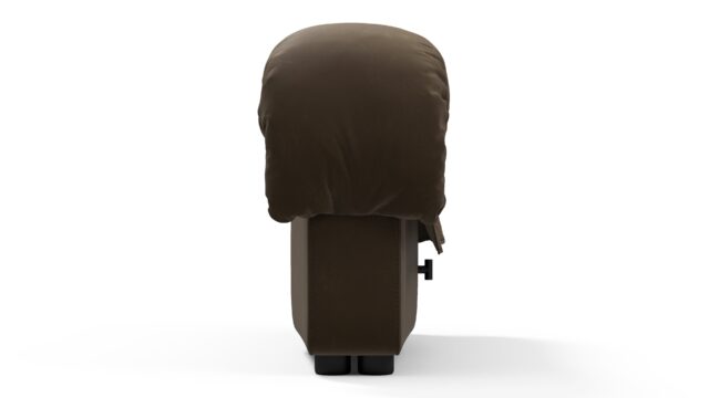 The DS 600 – ダストレスドブラウンヴィーガンレザー, 左端のスツールモジュール