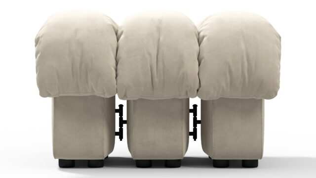 The DS 600 – エッグシェルビーガンスエード, オットマン