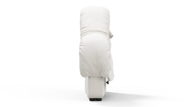 The DS 600 – ホワイトブークレ, 左端のソファモジュール