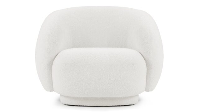 The Julep – ホワイトブークレ, ラウンジチェア