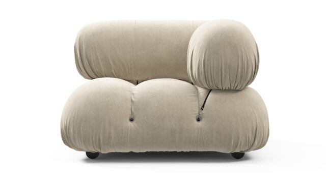 The Bellini – エッグシェルビーガンスエード, 右コーナー