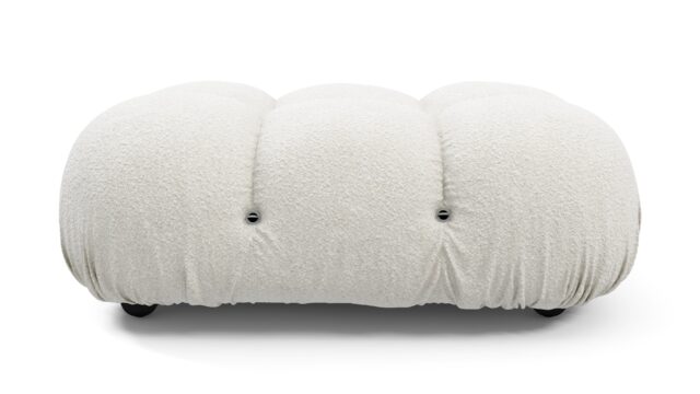 The Bellini – ホワイトブークレ, オットマン