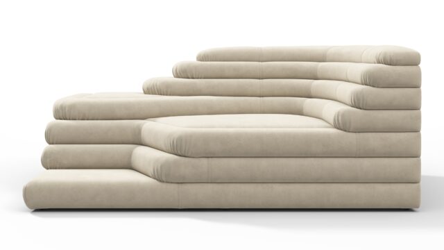 The Terrazza – エッグシェルビーガンスエード, 右肘