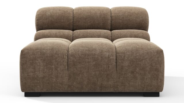 The Tufty – カプチーノブラウンシェニール, 腕なしモジュール