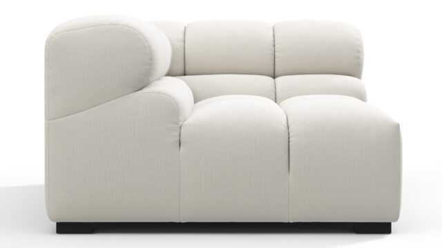 The Tufty – オートミール ブラッシュド ウィーブ, コーナー（左）