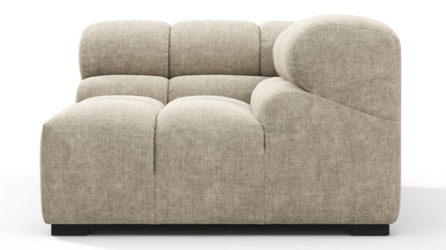 The Tufty – ベージュグレーチェニール, コーナー（右）