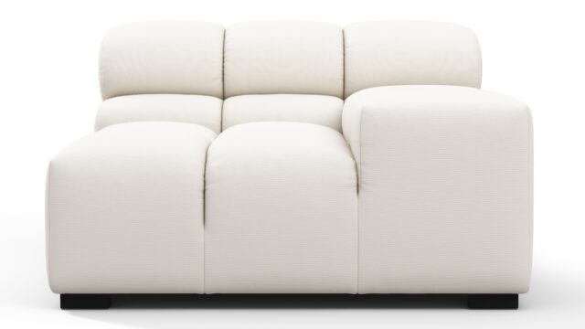 The Tufty Outdoor – ソフトホワイトパフォーマンスウィーブ（屋外用）, 肘掛け（右）