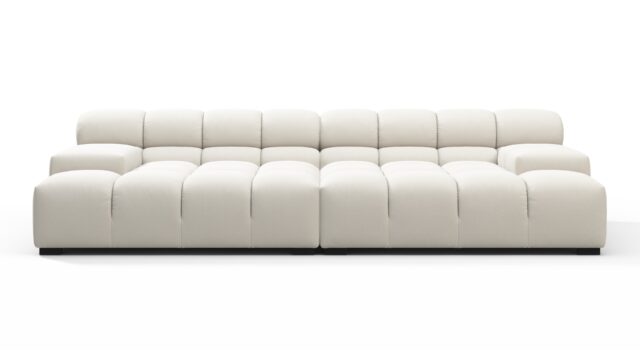 The Tufty – オートミール ブラッシュド ウィーブ, エクストラディープソファー – セクショナル