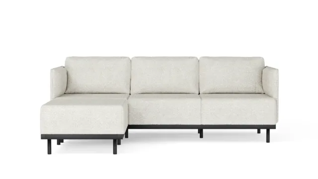 Matilda – ホワイトブークレ, 4人掛けソファ