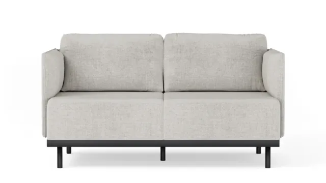 Matilda – ベージュリネン, 2人掛けソファ