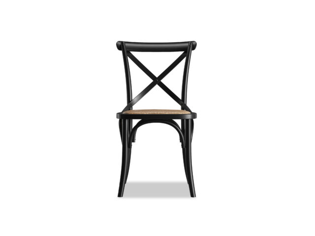 Crossback Dining Chair – 黒, クラシック
