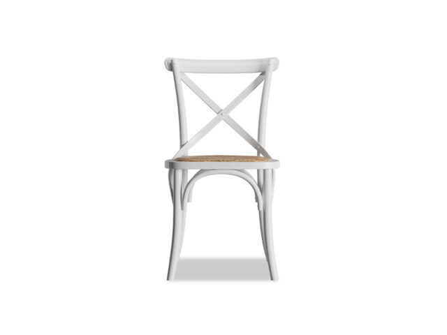 Crossback Dining Chair – ホワイト, クラシック